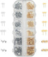 Gold Earring Posts and Backs - 400 Pcs 316L Stainless Steel Hypoallergenic Earring Studs for Jewelry Making with Butterfly Earring Backs, Earring ...