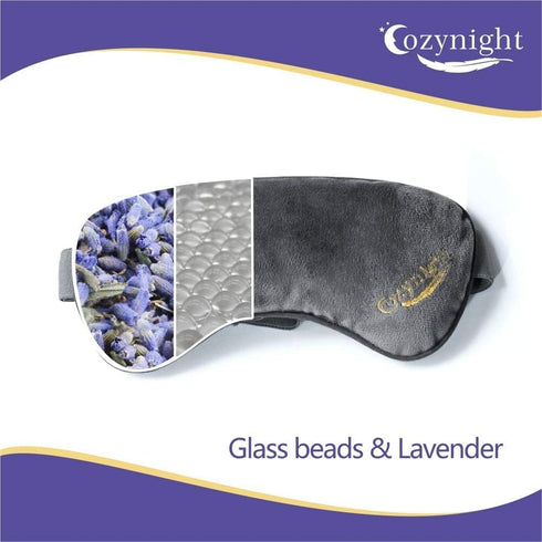 Cozynight Weighted Lavender Eye Mask for Sleeping, Yoga, Dry Eyes, Headache, Migraine Relief - Great Relaxation Gifts for Mom, Dad, Women, Men - A...
