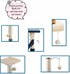 10-Pack Replaceable Cat Dangling Toy with Bell, Cat Scratching Post Cat Tree Tower Replacement Attachment Ball Toy...