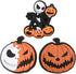 VZDIOR Pack of Skull Shoe Charms Halloween Horror Shoes Decoration Charms for Party Favor...