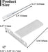 4 Pcs Aluminium Alloy Picture Frame Easel Back Photo Frame Easel Stand with Screws and Screwdriver...