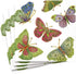 Entertaining with Caspari Jeweled Butterflies Paper Cocktail Napkins, Ivory, Pack of 20...