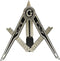 UNOSEKS TG,LLC Treasure Gurus Free Mason Seal G Square & Compass Folding Pocket Knife...