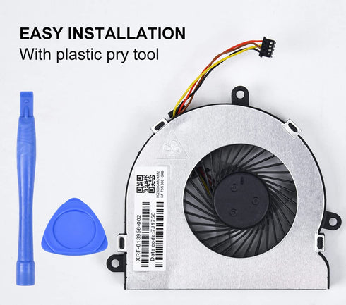 Replacement Laptop Cooling Fan for HP 15-ac 15-af 15-ay 15-ba 15-be 15-bd 15-bf 15-bs 15-bw Series CPU Fan P/N 813946-001 PN-C116 TPN-C125 DC28000...