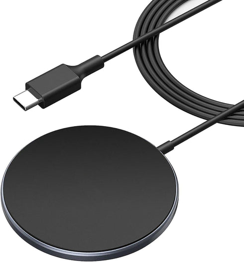 15 Watts Apple Wireless Charging Pad – Ultra-Slim, Fast Charging, Qi Wireless Charger Pad for iPhone 15/15 Pro Max/15 Plus, iPhone 14/13/12/11 Ser...