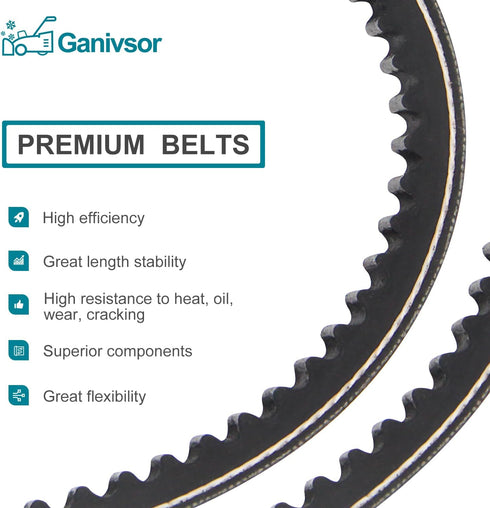 Ganivsor Replacement Cogged Auger Drive Belt for Toro Snow throwers 37-9080 379080...