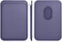 Leather MagSafe Card Holder for iPhone 15 and MagSafe-Enabled iPhone 14/13/12 Pro Series - Stylish Wallet with RFID Protection. (Purple)...