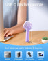 Portable Handheld Fan, Mini Portable Fan, 2000mAh Rechargeable USB Fan, 3 Speed Personal Small Desk Fan, Strong Airflow, Super Quiet, Pocket Fan w...