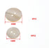 White Genuine Mother of Pearl Buttons Set,22PCS/Pack(16PCS 15MM+6PCS 20MM),2 Holes Bulk Natural MOP Pearl Shell Buttons for DIY Sewing Crafts,Shir...