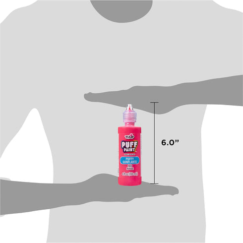 TULIP Dimensional Fabric Paint 17132 Dfpt 4Oz Puffy Red, 4 Fl Oz (Pack of 1)...