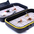 ORIONE Waterproof Portable Fly Fishing Box Easy Grip Foam Jig,Fly Fishing Case,Large Capacity and Pocket Sized?Fly Boxes for Fly Fishing and Trout...