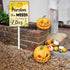 Bee Sign Pardon The Weeds I'm Feeding The Bees Signs Bee Yard Sign with Stakes 8in×12in, Pollinator Garden Sign Bee Decorations,Sturdy Aluminum La...