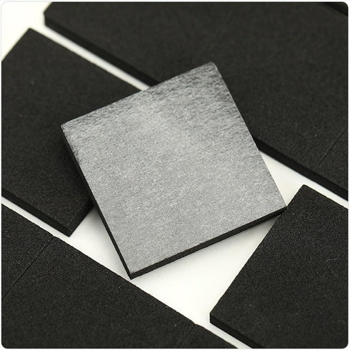 Adhesive Backed Foam,Adhesive Foam Padding 4 Inch Long X 4 Inch Wide X1/4 Inch Thick,Foam Padding Sheet for Furniture Cars Speakers (6, 4" x 4" x ...