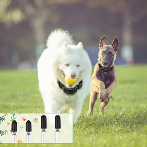 36 Pieces Column Rubber Sleeve Safe Prong Collar Cover Contact Points Replacement Part for Pet Dog Training Collars...