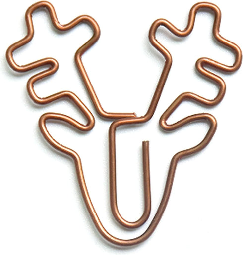 Christmas Paper Clips, Paperclips, 100Pcs Retro Multi Purpose Cute Paper Clips, Cute Paper Clips Wrapping Paper Clips for Office Supplies School G...