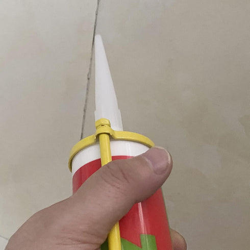 Caulk Extension Nozzle Sausage Caulking Gun Tips Plastic Caulk Nozzles for Sealing and Preserving,Applicator Replacement Extension Tool Supplies A...