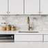Matte White Peel and Stick Wallpaper, White Contact Paper 17.1in x 120in Self-Adhesive & Removable Wallpaper for Furniture Countertops Cabinets Ba...