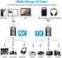 Bluetooth 5.0 Car Adapter, BAVNCO Mini Stereo Transmitter Receiver Wireless 3.5mm Aux Jack Adapter Hands-Free Car Kit Built-in Mic for Car, Home S...