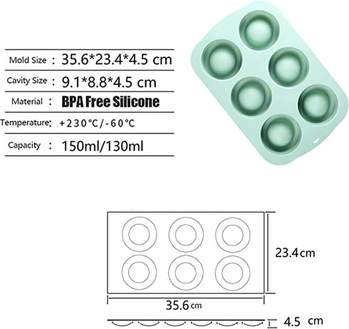 Mousse Cakes Mold Silicone Baking Sheet Pan, 3D Special Shaped Double Sides usable Bakeware Dessert Moulds for Pastry Cupcake Pop Pancake Pudding ...