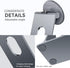 Magnetic Phone Stand Holder for Desk, Adjustable Aluminum MagSafe Cell Phone Stand Cradle Compatible with iPhone 15 14 13 12 Pro Max Plus Mini Mag...