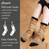 Ancient Egypt Crew Socks for Woman Size 6-8 Mythology Pharaohs Hieroglyph Engraving Girls Socks...