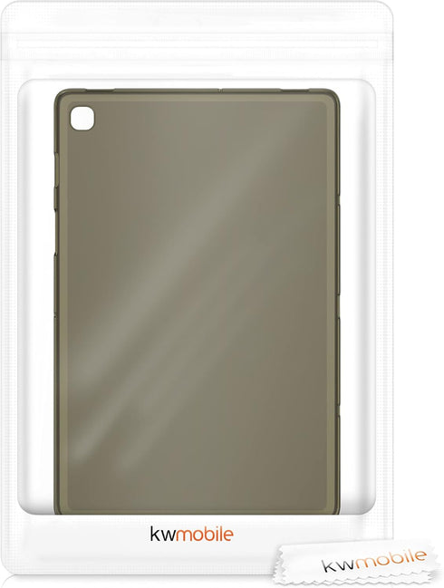 kwmobile Case Compatible with Samsung Galaxy Tab S5e Case - Soft TPU Back Protector Cover for Tablet - Black/Transparent...