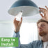 A21 LED Light Bulb, 150-200W Equivalent 23W LED Bulbs, Super Bright 2500 Lumens 3000K Warm White Light Bulb E26 Standard Base for Home Lighting 4 ...