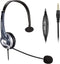 Callez 3.5mm Cell Phone Headset, Mono Computer Headset with Noise Cancelling Microphone, Compatible with iPhone Samsung Huawei Smartphones Laptop ...
