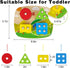 Dreampark Montessori Educational Toddler Toys: Montessori Toys for 1 2 3 Years Old Boys Girls Birthday Gifts, Toddlers Toys Ages 1-2 Wooden Stack ...
