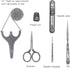 Embroidery Scissors, Stainless Steel Safety Scissors,Thread Cutter with Sheath, Sewing Needle Case,Awl,Thimble for Sewing, Cutting,Art Work,Embroi...