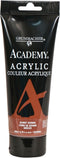 Grumbacher Academy Acrylic Paint, Gloss, 200ml/6.8 oz. Plastic Tube, Burnt Sienna (C023P200)...
