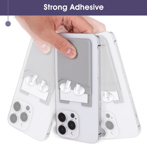 3pcs Phone Card Holder,Phone Pocket,Stick on Phone Wallet, Fits Every Smartphones,Strong Stickiness,Card Holder for Back of Phone,Cell Phone Walle...