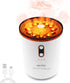 Humidifier, 500ml USB Desktop Cool Mist Air Humidifier with Night Light, Volcano Diffuser, Jellyfish and Flame 2 Mist Modes, Timer Shutdown, for B...