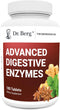 Dr. Berg Advanced Digestive Enzymes with Apple Cider Vinegar - includes Digestive Health Ingredients Like Betaine Hydrochloride (HCI), Ginger Root...