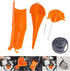Oil Change Kit for Harley Tool, Oil Filter Wrench, Oil Funnels set, Motorcycle Primary Case Oil Funnel, 50PCS 11105 Drain Plug O-Ring...