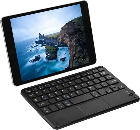 Cuifati Ultra-Slim Mini Wireless Touchpad Keyboard, All-in-One Wireless Keyboard with Built-in Multi-Touch Trackpad for Smart TV HTPC PC Tablet Go...