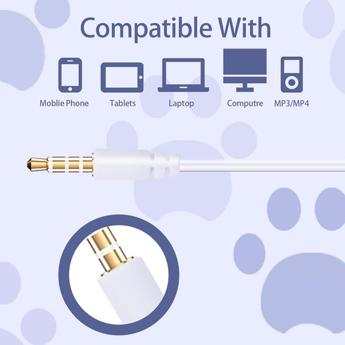 Kids Earbuds for Back to School with Cute Earphones Storage Case, Unicorn Earbuds for Kids in-Ear Headphone of Electronics Wired 3.5 mm with Mic, ...