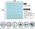 10 PCS Blue 3D Wall Panels, 14.5 sq.feet Coverage, Printable Wallpaper Sticker with Self-Adhesive Waterproof Brick PE Foam Wall Panels Peel and St...