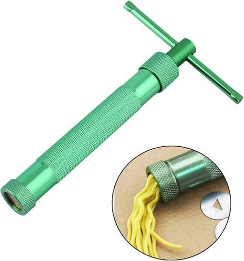 Allazone 56 PCS Polymer Clay Extruder kit, Rotary Clay Extruder with 20 Tips Sugar Extruder Disks, Polymer Clay Cutters, Clay DIY Tool for Clay Mo...