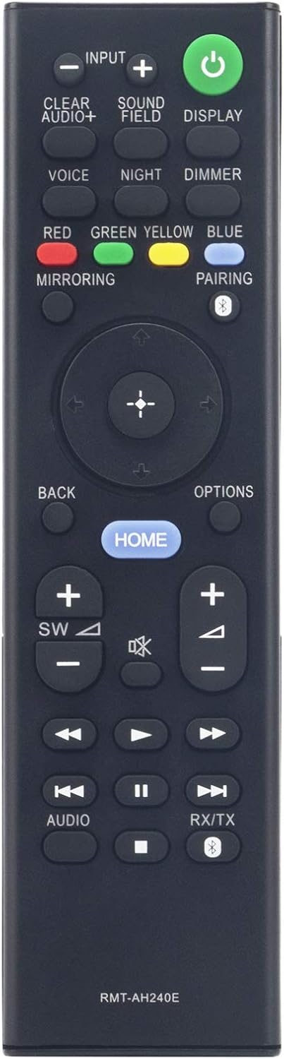 New RMT-AH240E Replaced Remote Control Fit for Sony Soundbar HT-NT5 SA-NT5 SA-CT790 SA-WCT790 HT-XT2 HT-CT790...