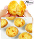 250 PCS Disposable Egg Tart Tins Molds Aluminum Foil Round Egg Tart Mold Pie Tins Pans Cake Cups Mould Makers Cupcake Cookie Circular Egg Tart Mol...