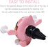 Cute Phone Mount for Car, Pink Cat Air Vent Clip Cell Phone Holder for Car Compatible with 4-7 inch Smartphones, Car Accessories for Women and Gir...