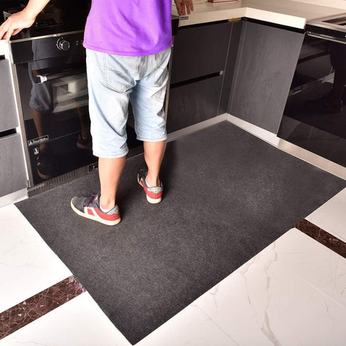 Under The Sink Mat for Cabinet,Drawer,Kitchen Tray Drip,Cabinet Liner,Absorbent Fabric Layer,Anti-Slip Waterproof Layer,Reusable,Washable (36inche...
