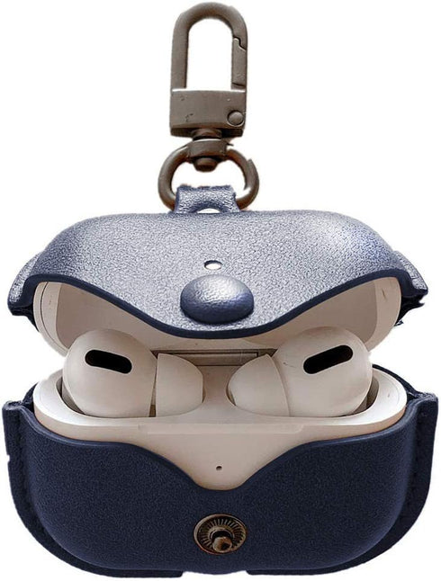 Genuine Leather Case Compatible with AirPods Pro Case 2nd/1st Gen (2023/2022/2019), VOMA Protective Cover for Apple AirPods Pro 2/Pro Wireless Cha...