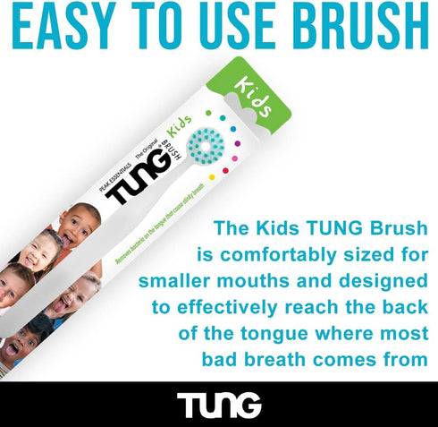 Tongue Cleaner for Kids, Childs Tongue Scraper, Kids Tongue Brush, Children’s Tongue Cleaner Brush, Tongue Scrubber, Made in America, Set of 2...