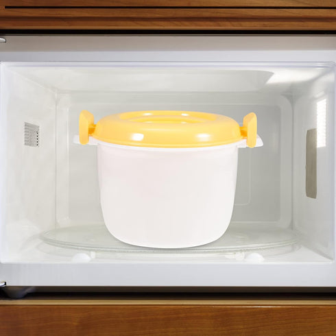Microwave Food Container Microwave Rice Cooker Food Container: 1L Pasta Cooker Maker Oven Rice Cooker Steamer Microwave Cookware for Rice Chicken ...