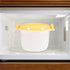 Microwave Food Container Microwave Rice Cooker Food Container: 1L Pasta Cooker Maker Oven Rice Cooker Steamer Microwave Cookware for Rice Chicken ...