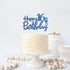 Royal Blue Glitter Happy 16th Birthday Cake Topper - 16 Sign Cake Topper - Cheers to 16 Years Party Supplies - 16th Birthday Party Decorations...