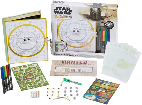 Disney Star Wars Baby Yoda Mandalorian Storage Keepsake Box Craft Kit Activity Set for Kids...