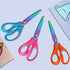 Left Handed Scissors Kids,Titanium Coating Stainless Steel Sharp Blade Lefty Kids Scissors With Comfort-Grip Handles Blunt Safety Left Handed Scis...